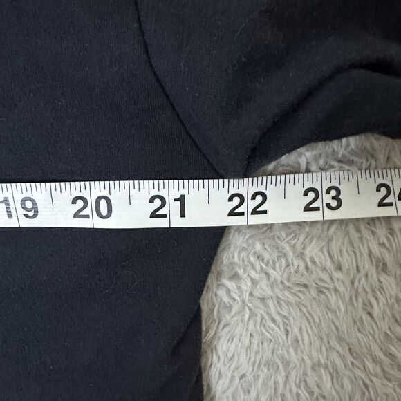 The Beatles Womens XL Crop Top Graphic‎ Tee Let It Be Record Art Black Casual - Picture 5 of 10